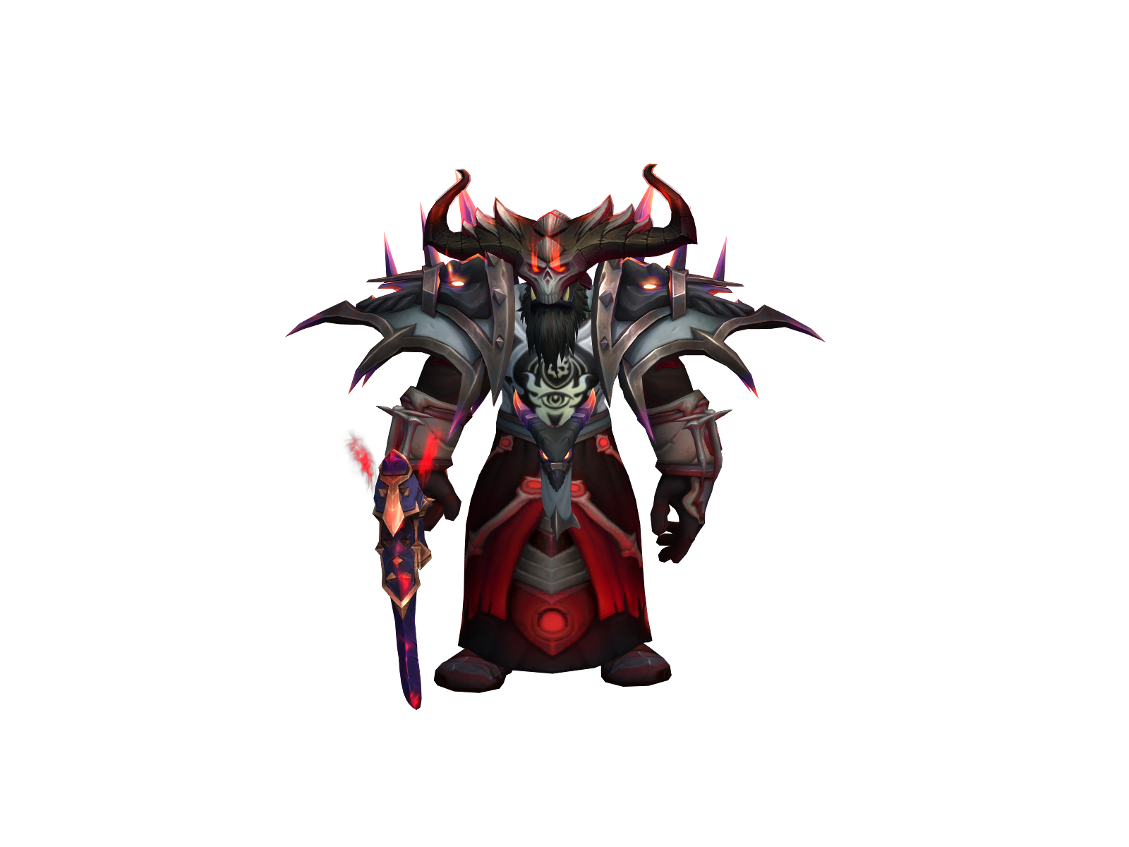 Lockmain 3D character render
