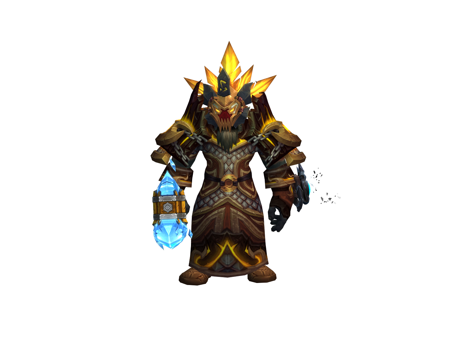 Shook 3D character render