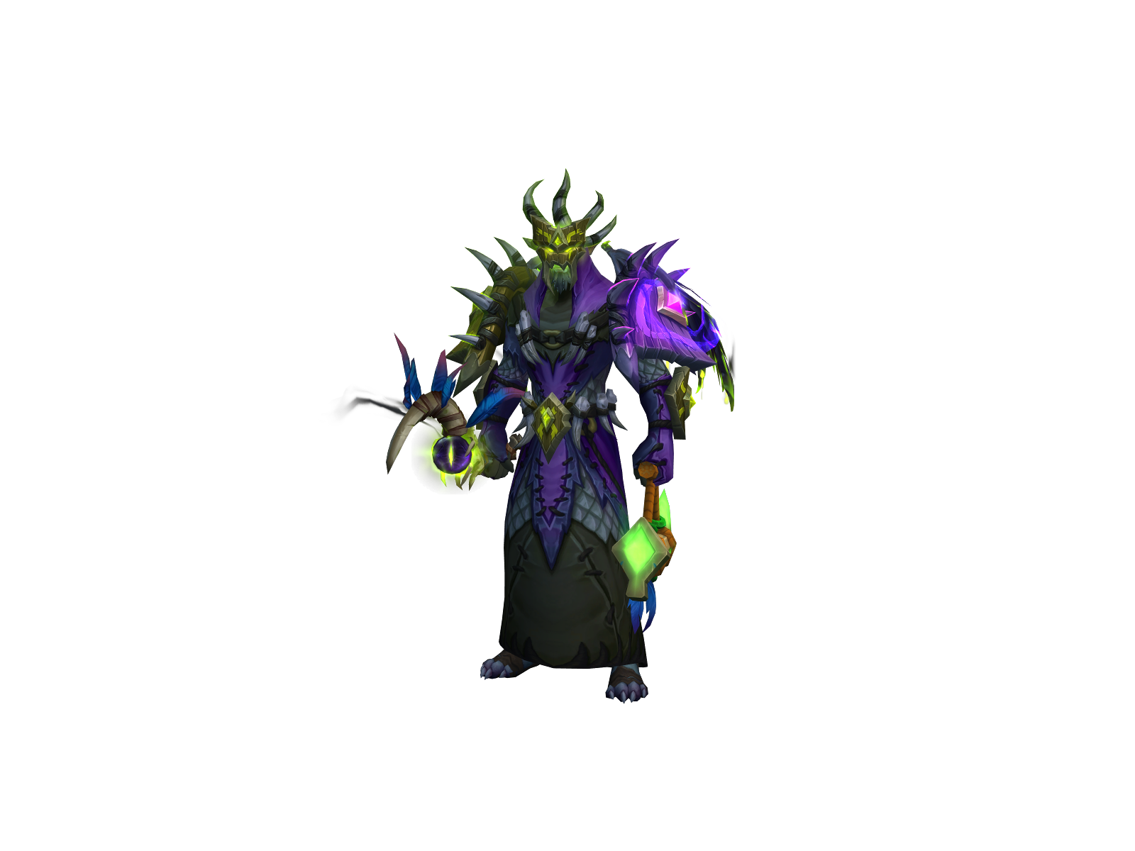 Hooh 3D character render