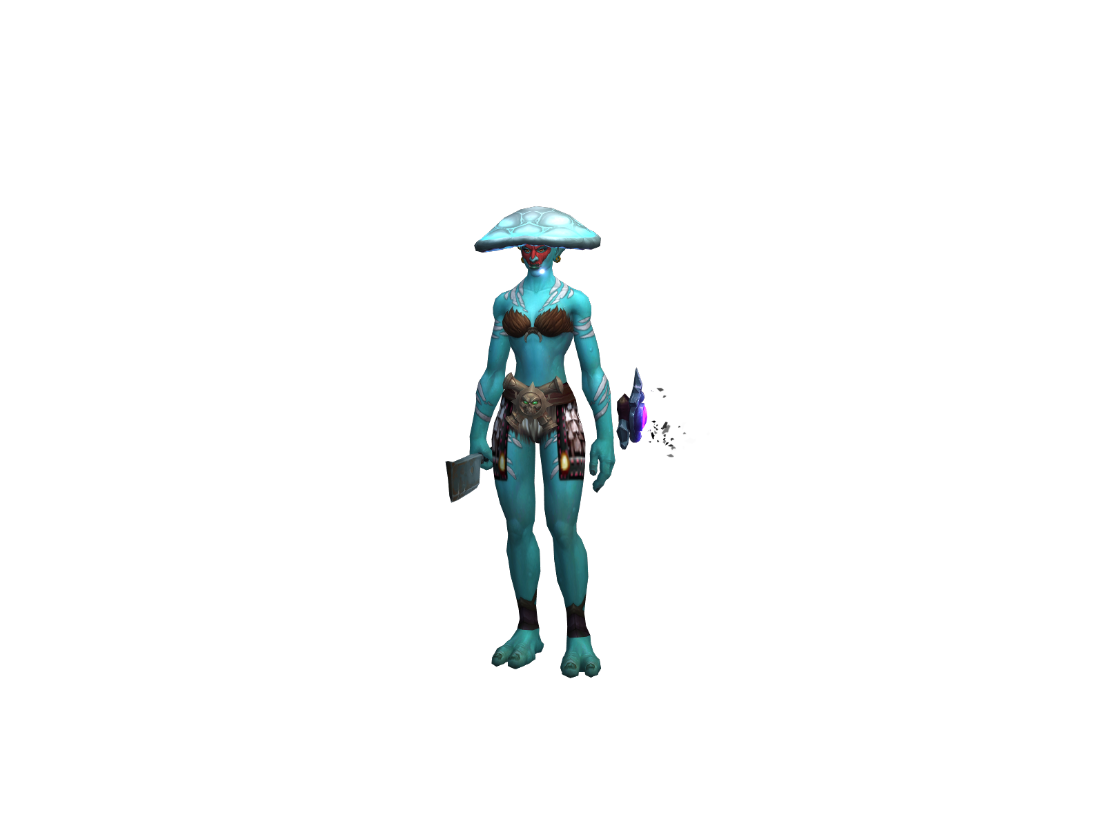 Troob 3D character render
