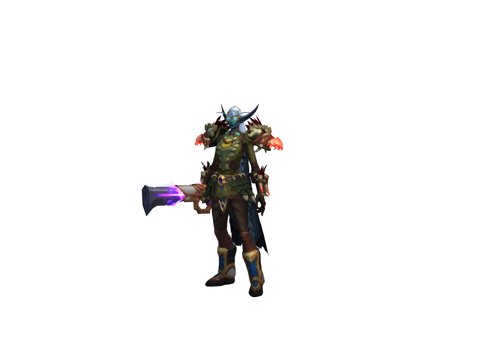 Azzshara 3D character render