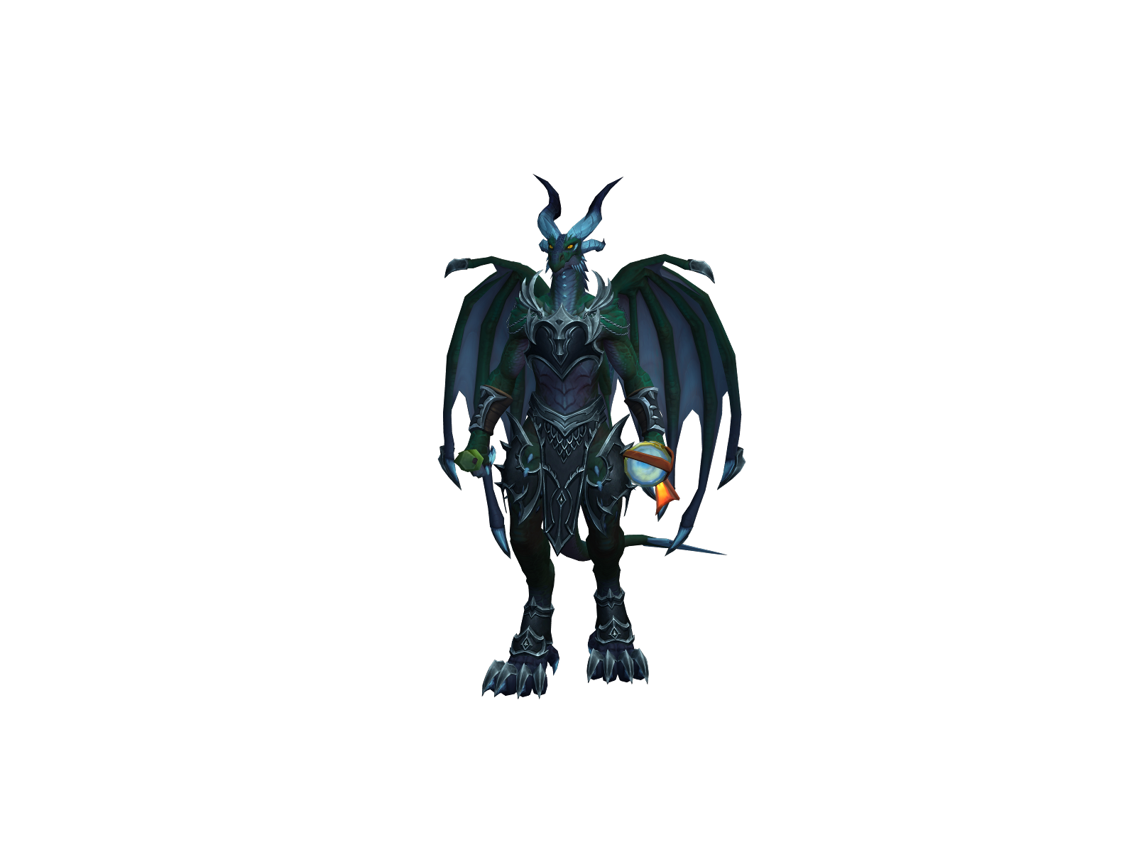 Zaligator 3D character render