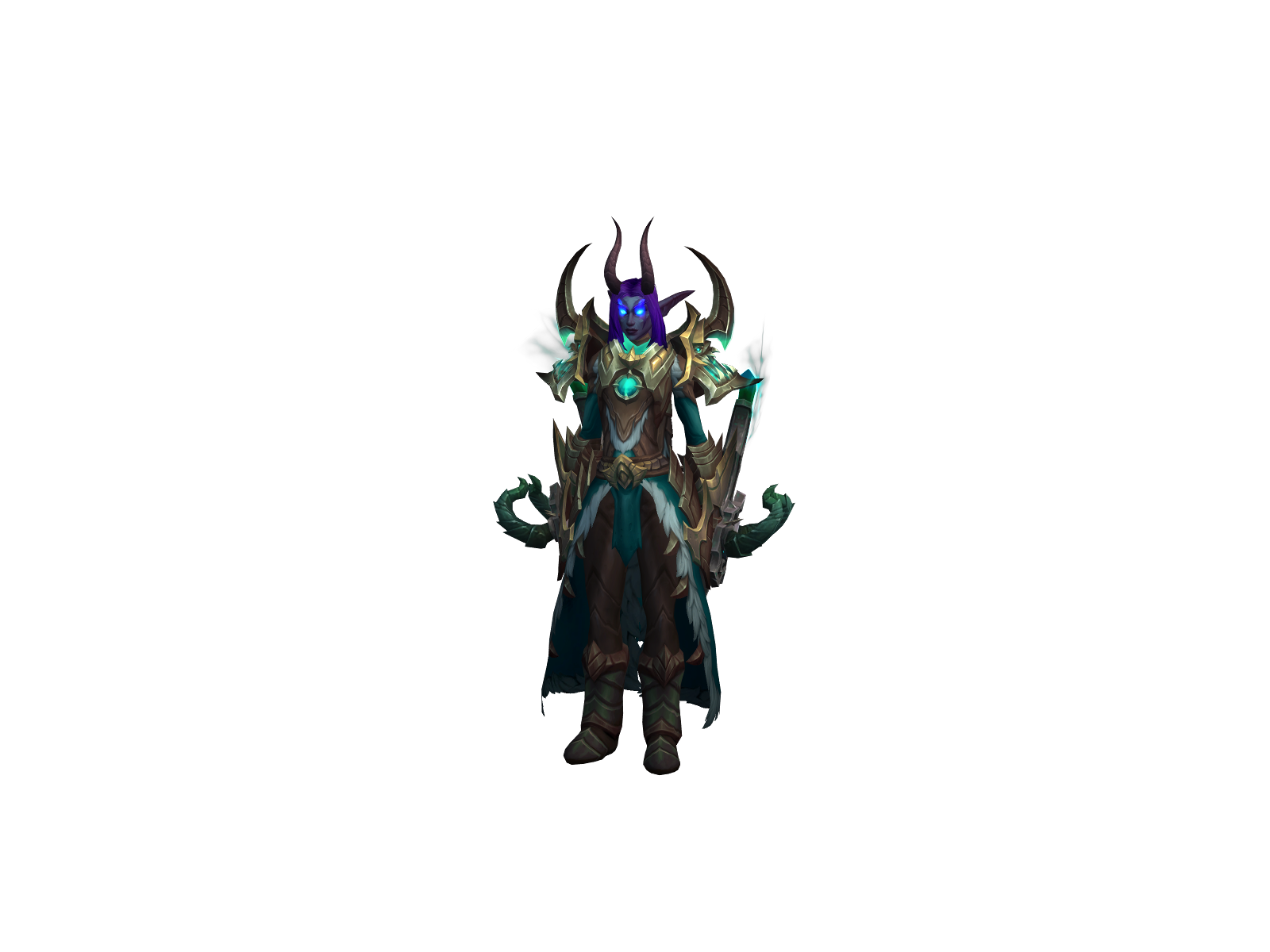 Sabrae 3D character render