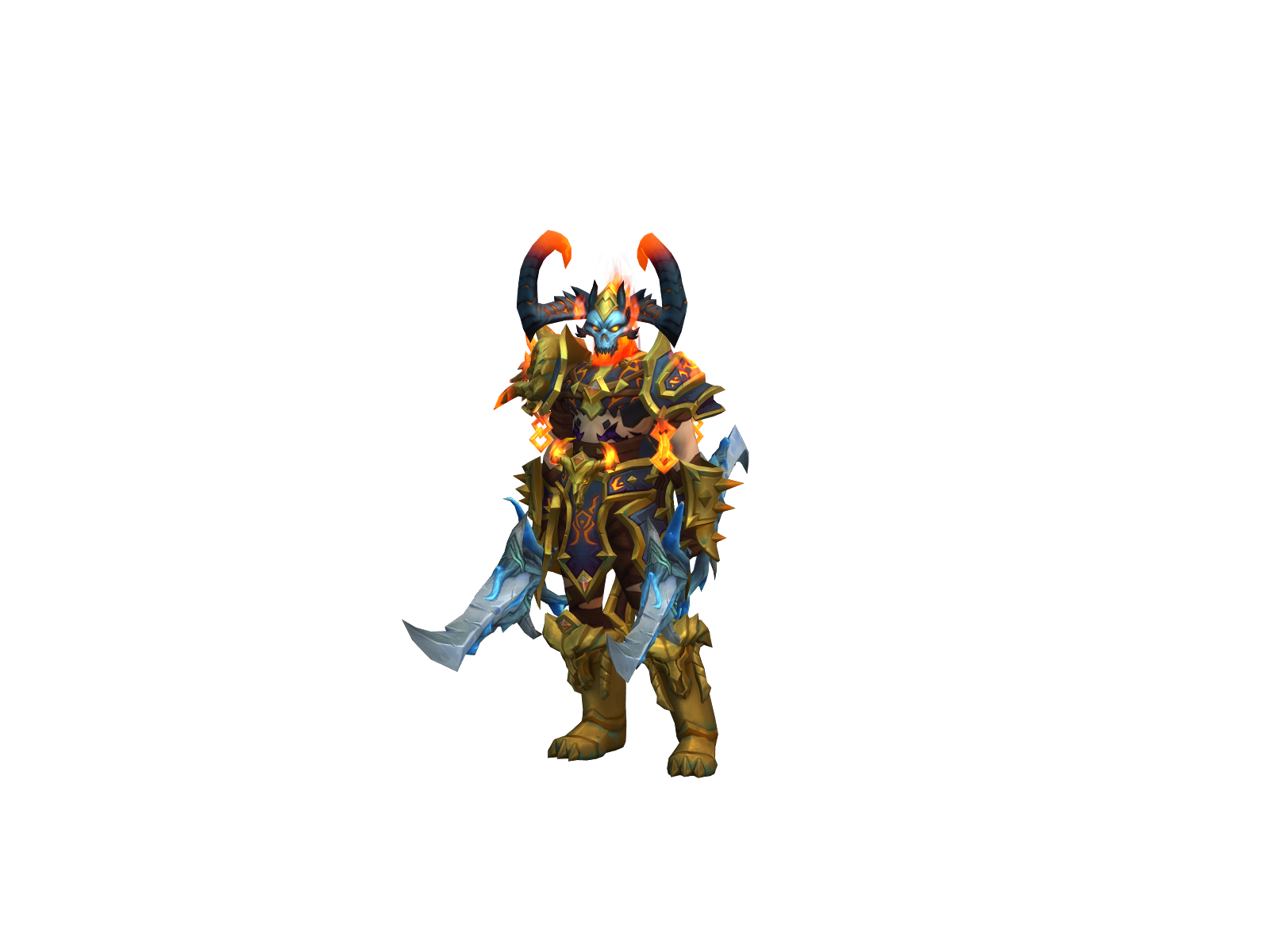 Demoblade 3D character render