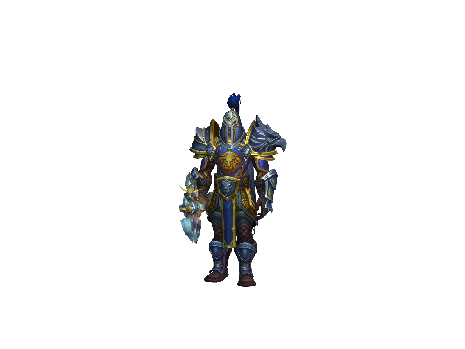 Legoknight 3D character render