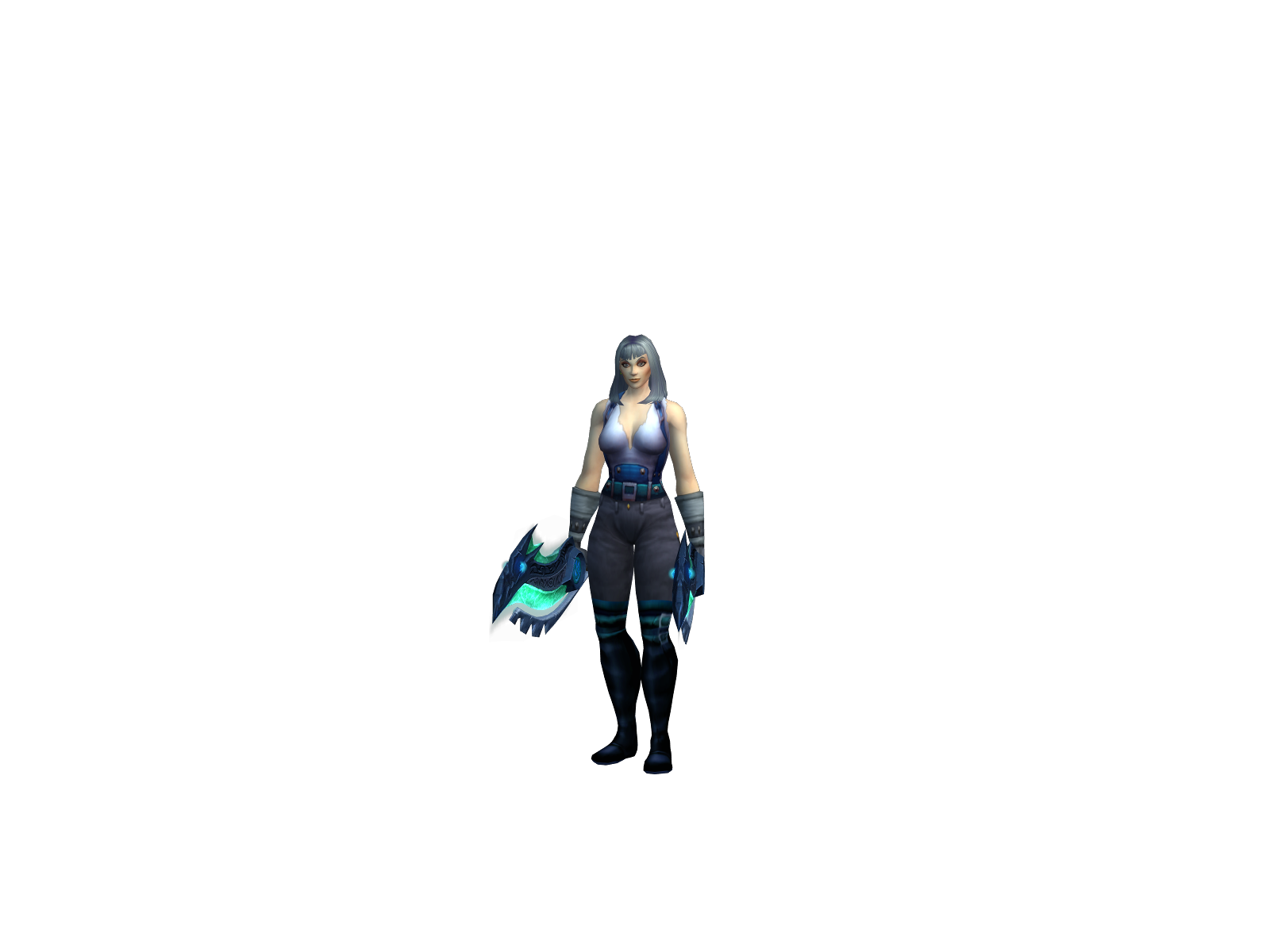 Assertive 3D character render