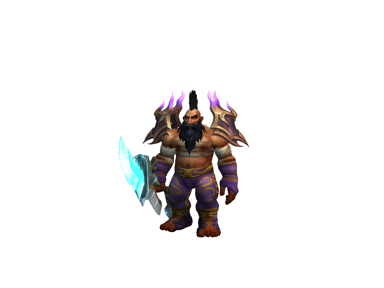 Monning 3D character render