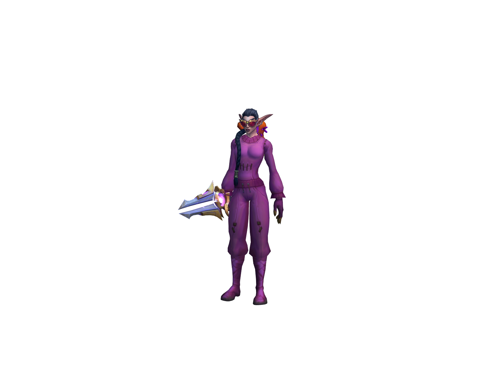Kimber 3D character render