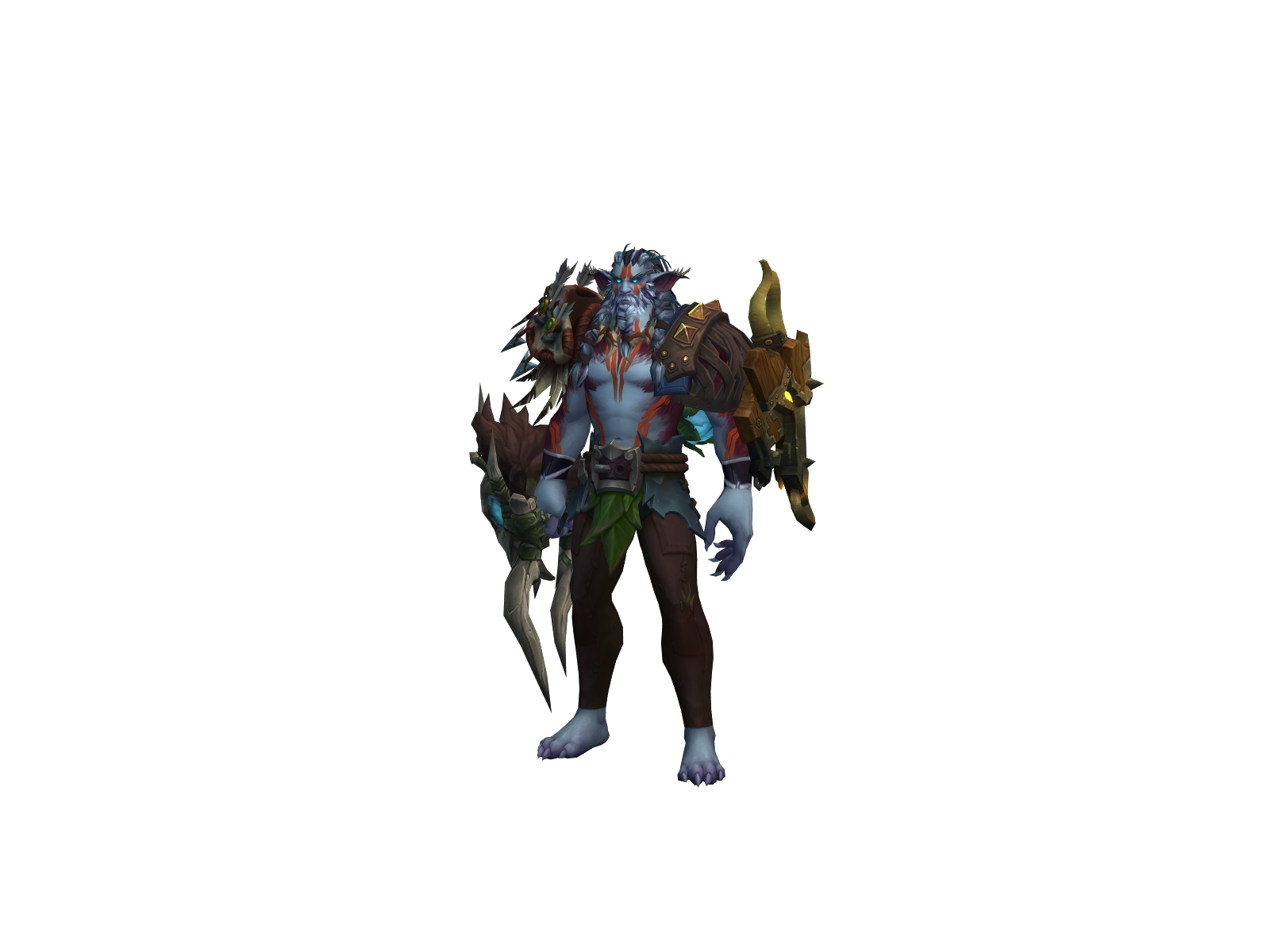 Mahwae 3D character render