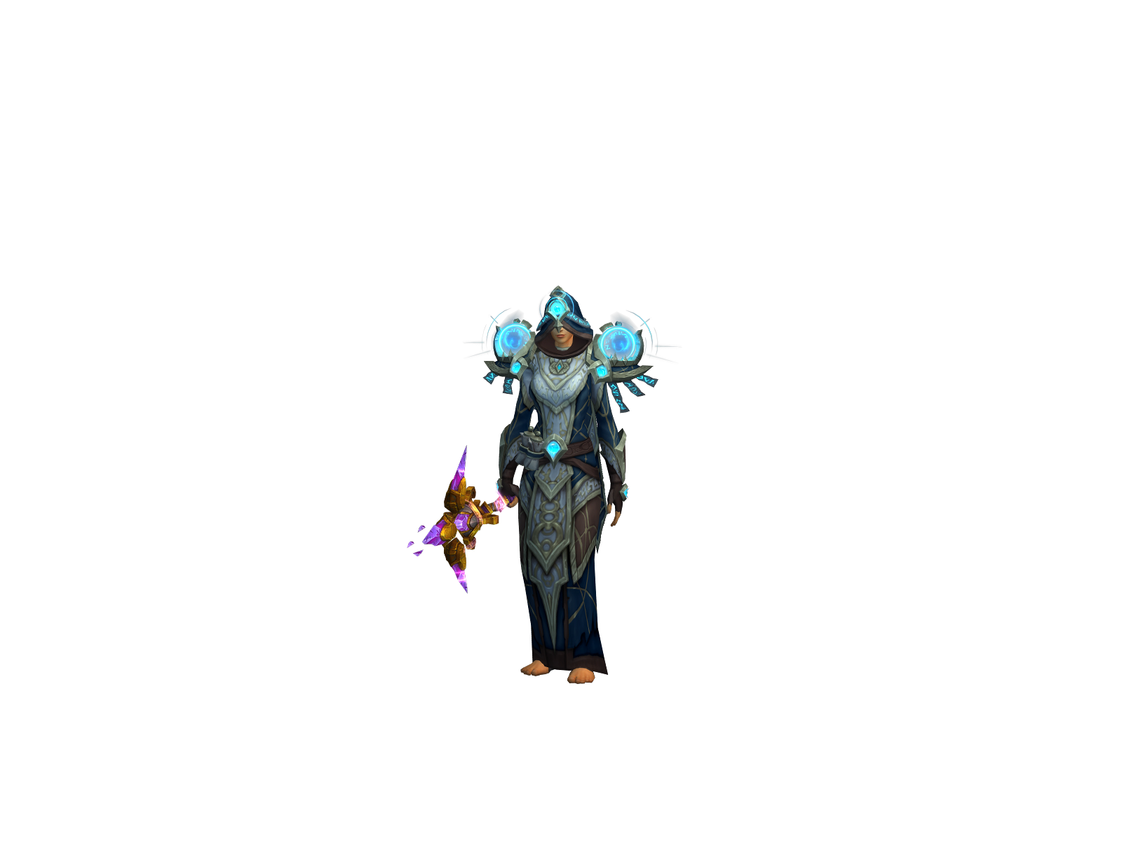 Frazlefried 3D character render