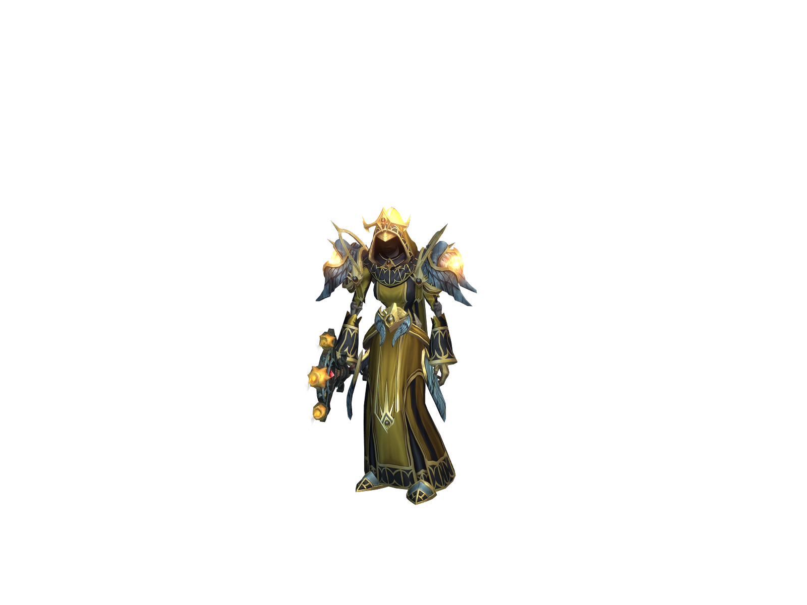 Undeadholy 3D character render