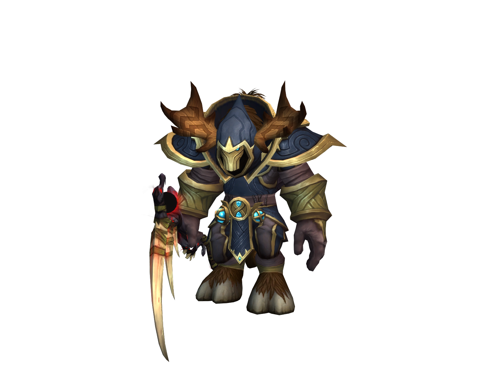 Manu 3D character render