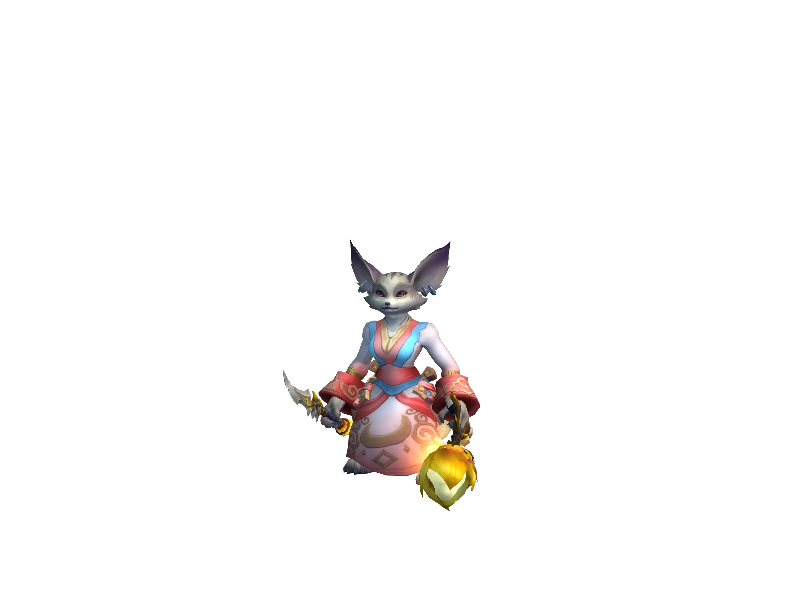 Skyrain 3D character render