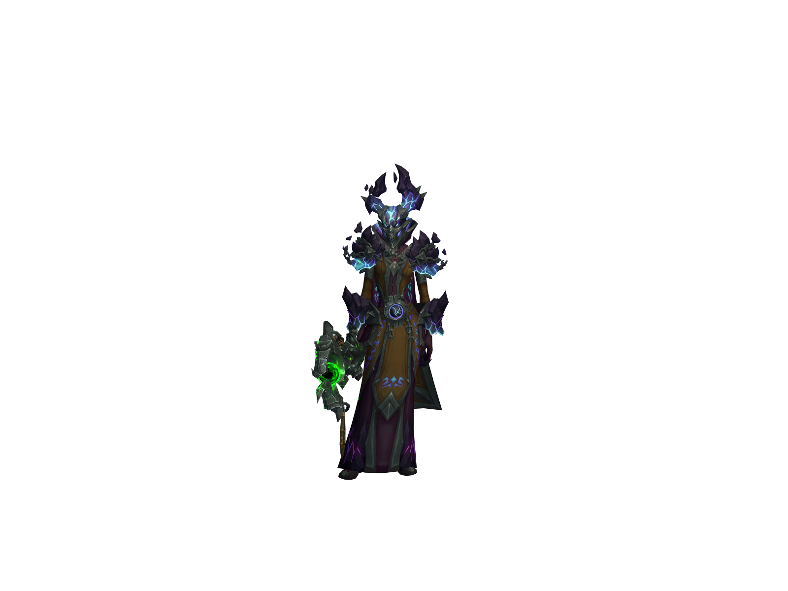 Galarine 3D character render