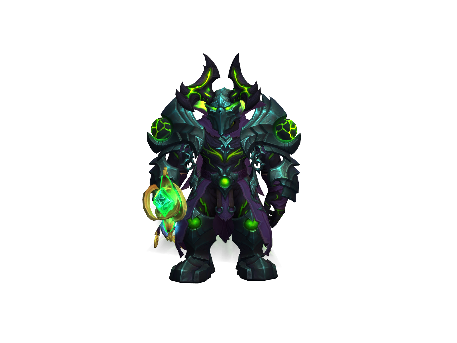 Azhek 3D character render