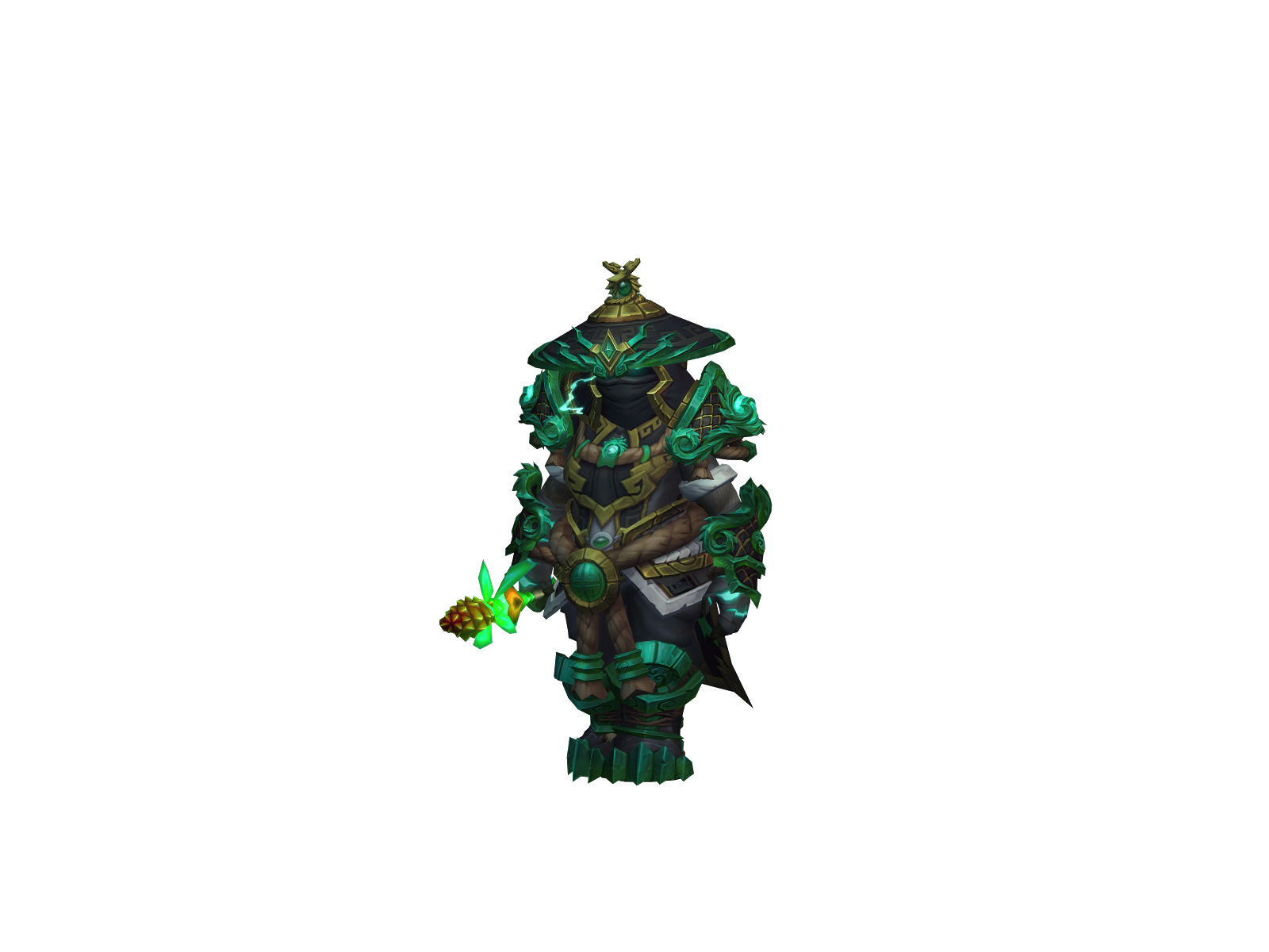 Monkfu 3D character render