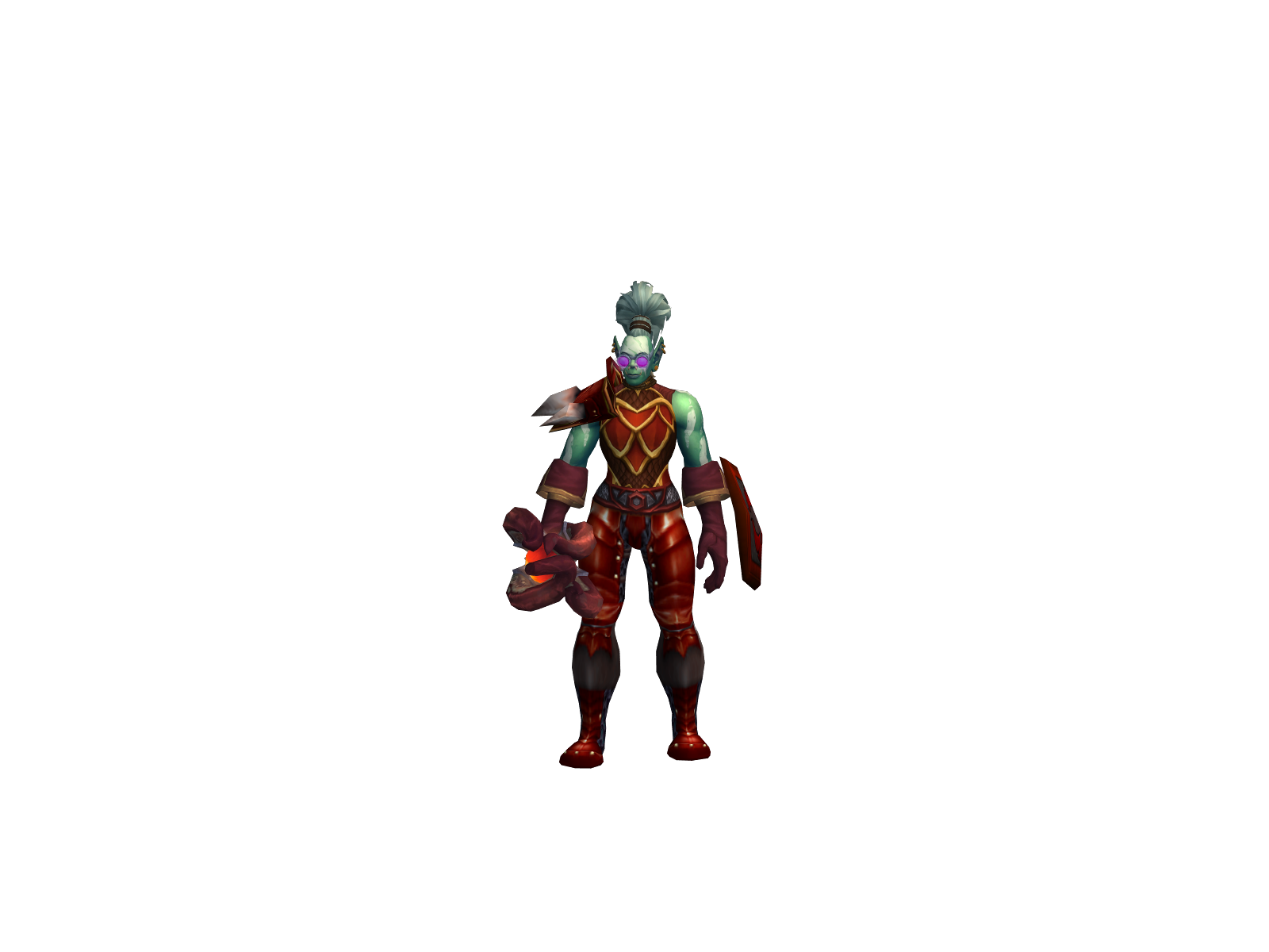 Shamgodd 3D character render