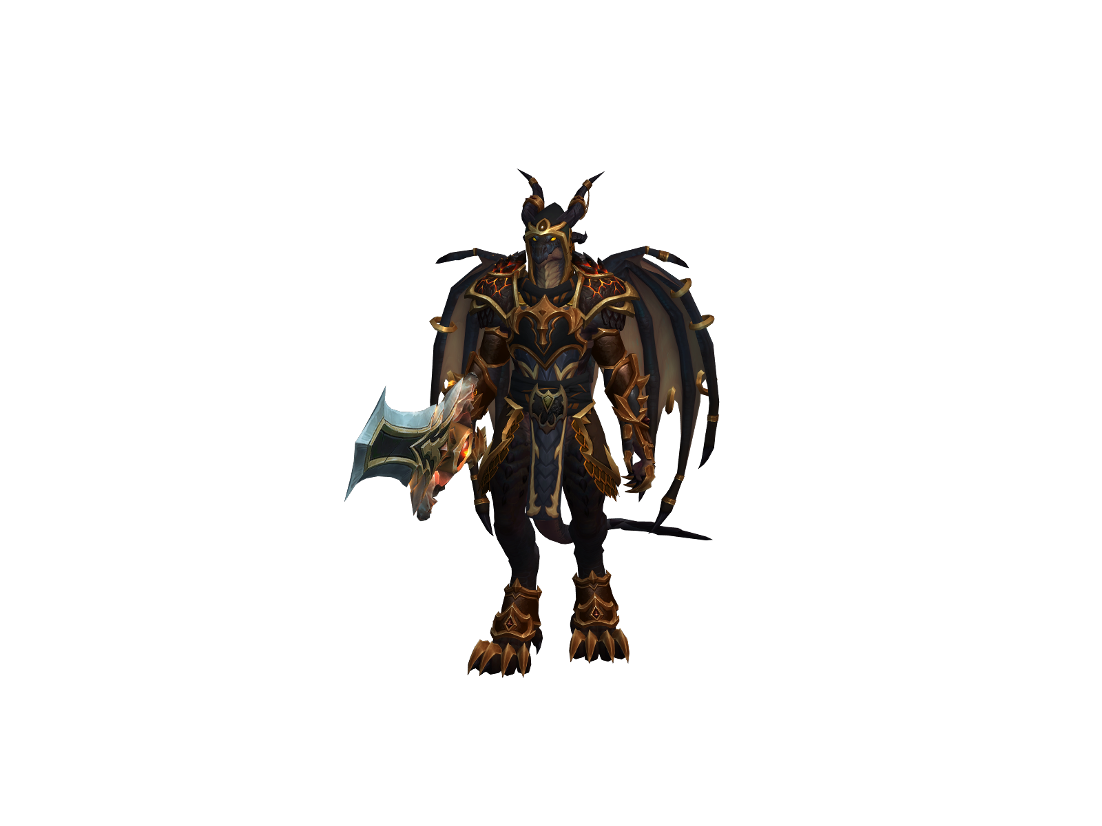 Azdaha 3D character render