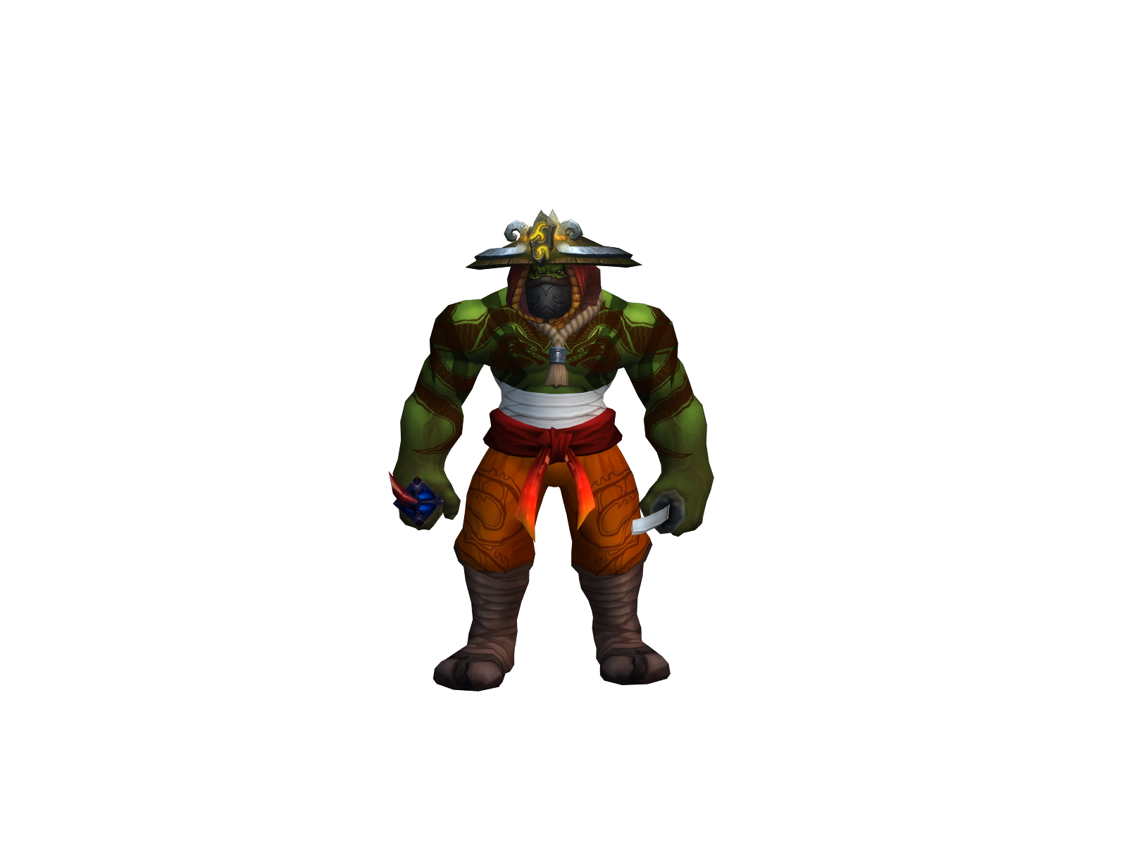 Gwak 3D character render
