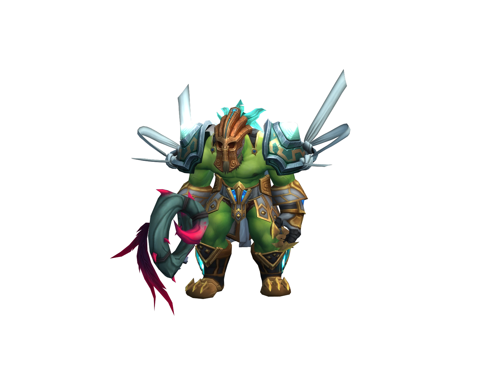 Crazywalker 3D character render
