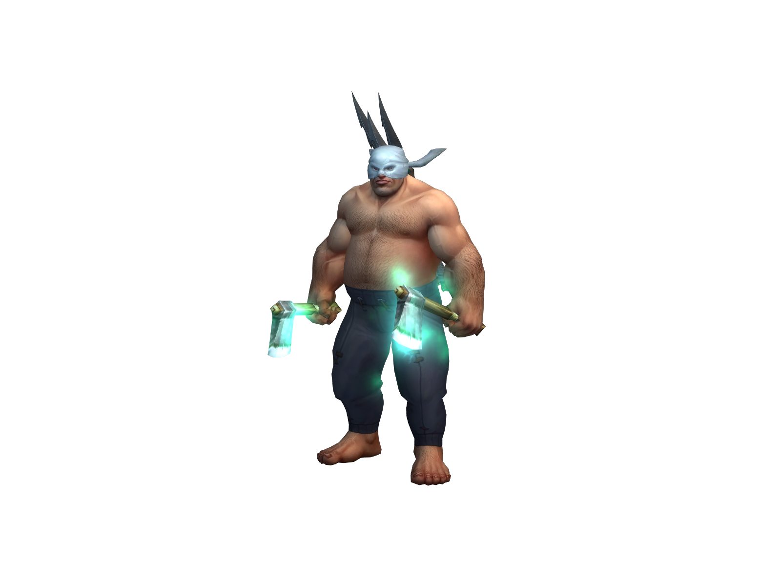 Seatedpress 3D character render