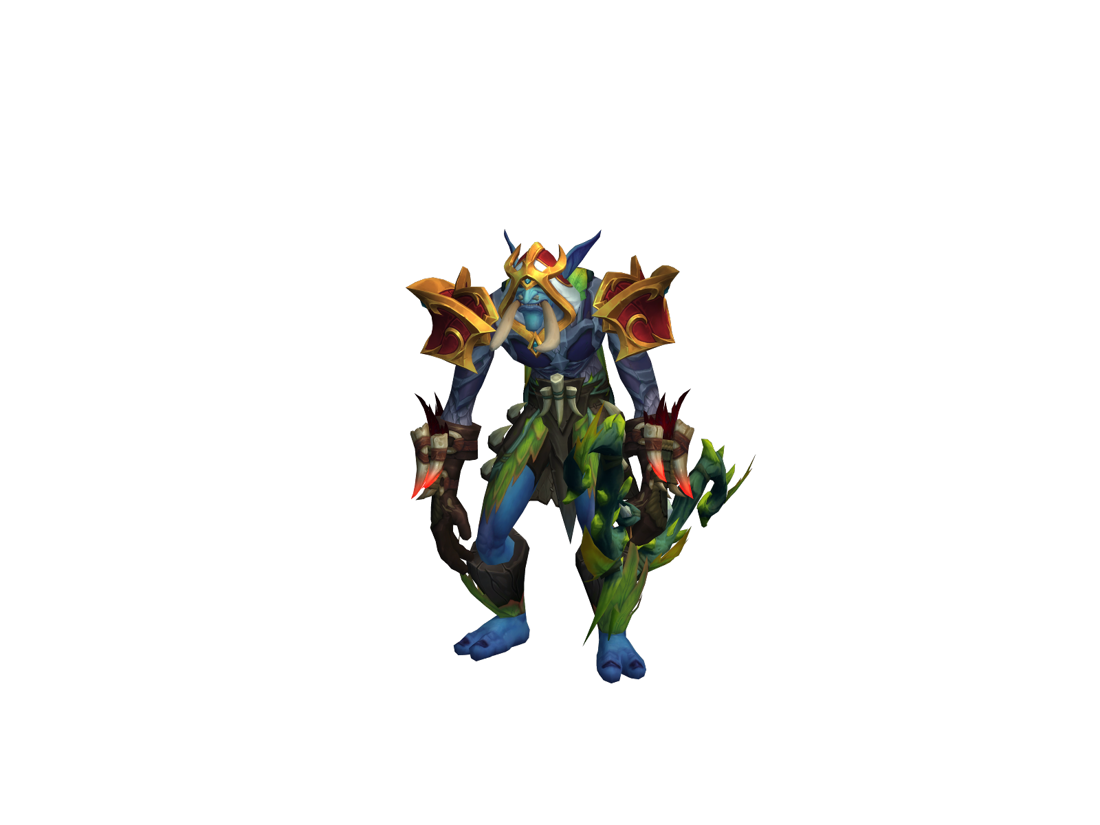 Braha 3D character render