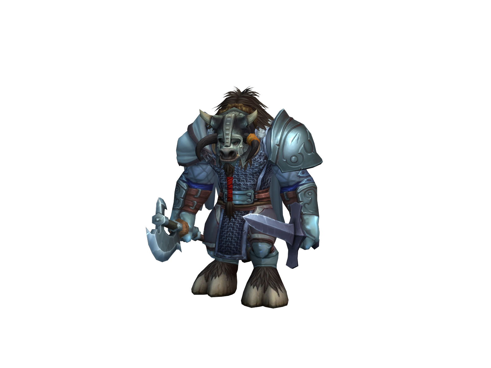 Bluemountain 3D character render