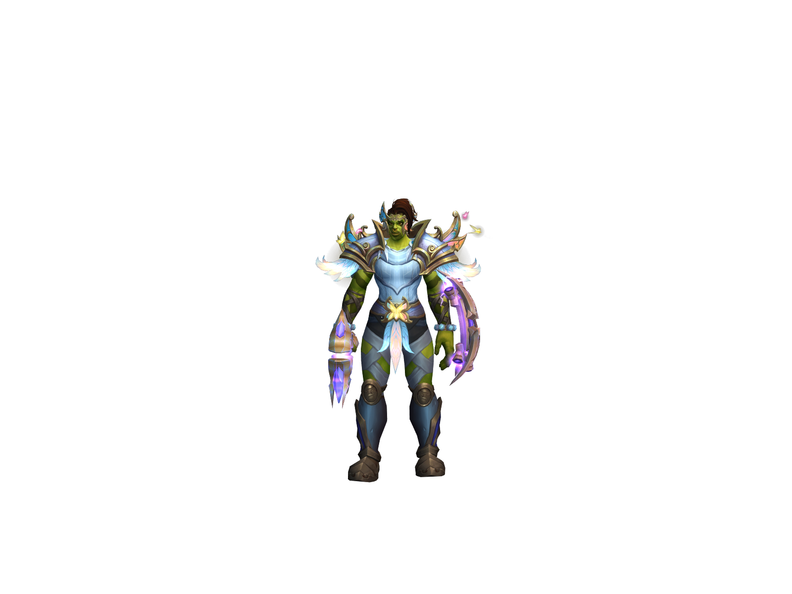 Aaluah 3D character render