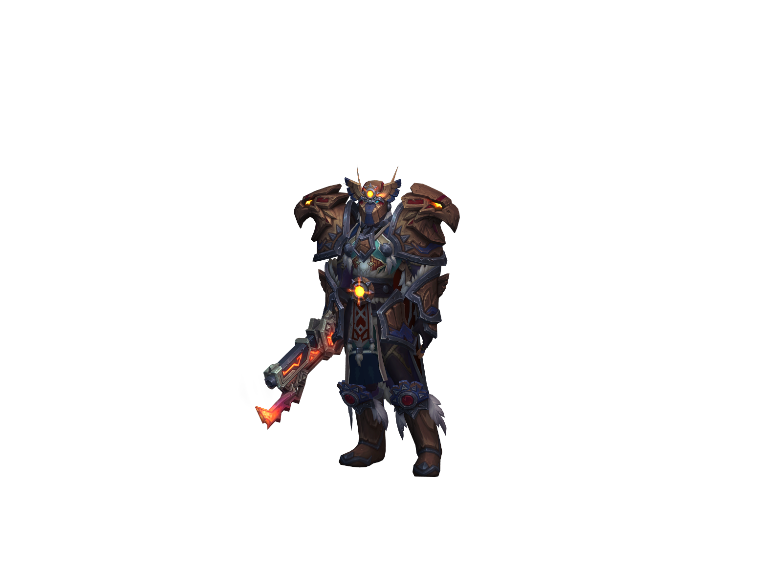 Utnapishtim 3D character render