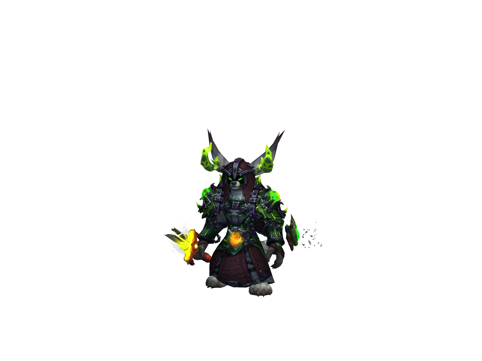 Tiken 3D character render