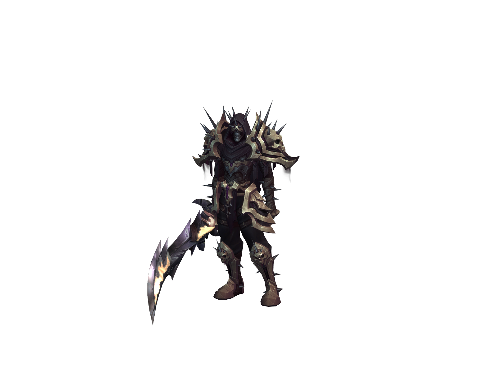 Avedeath 3D character render