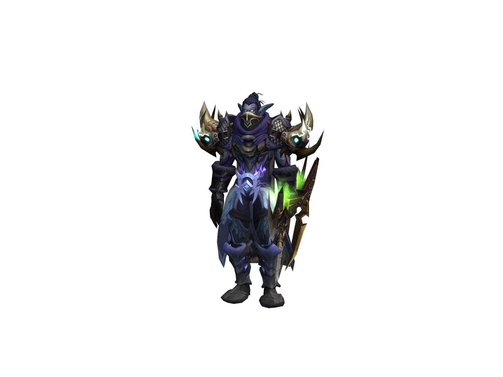 Bahnzul 3D character render