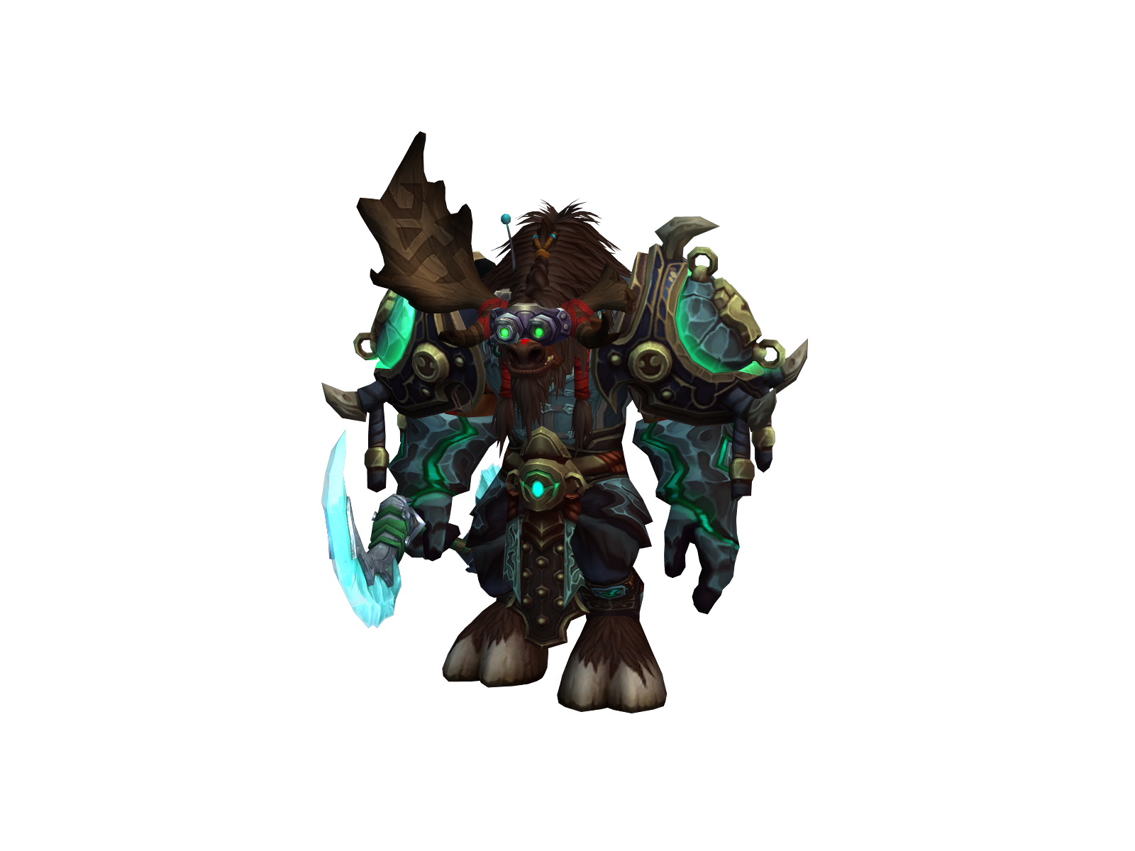 Goobrawlin 3D character render
