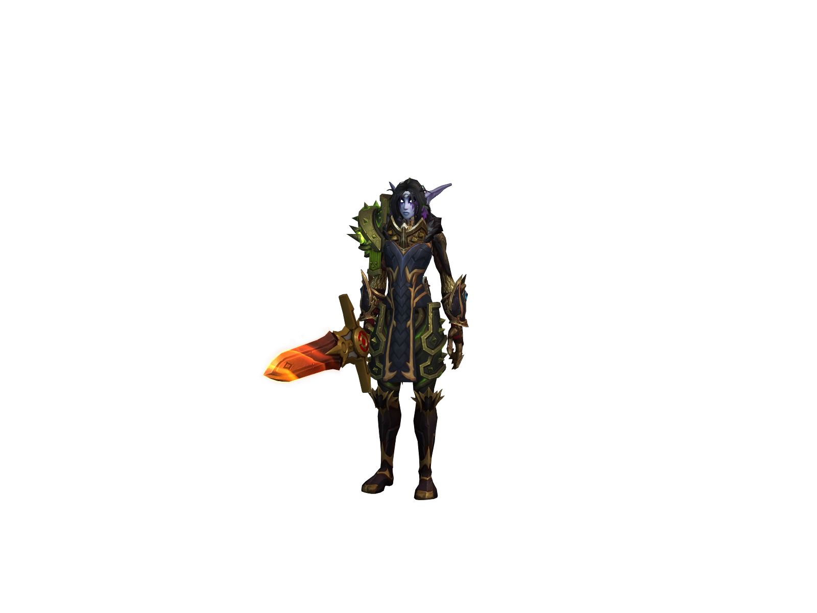 Paperwariorr 3D character render