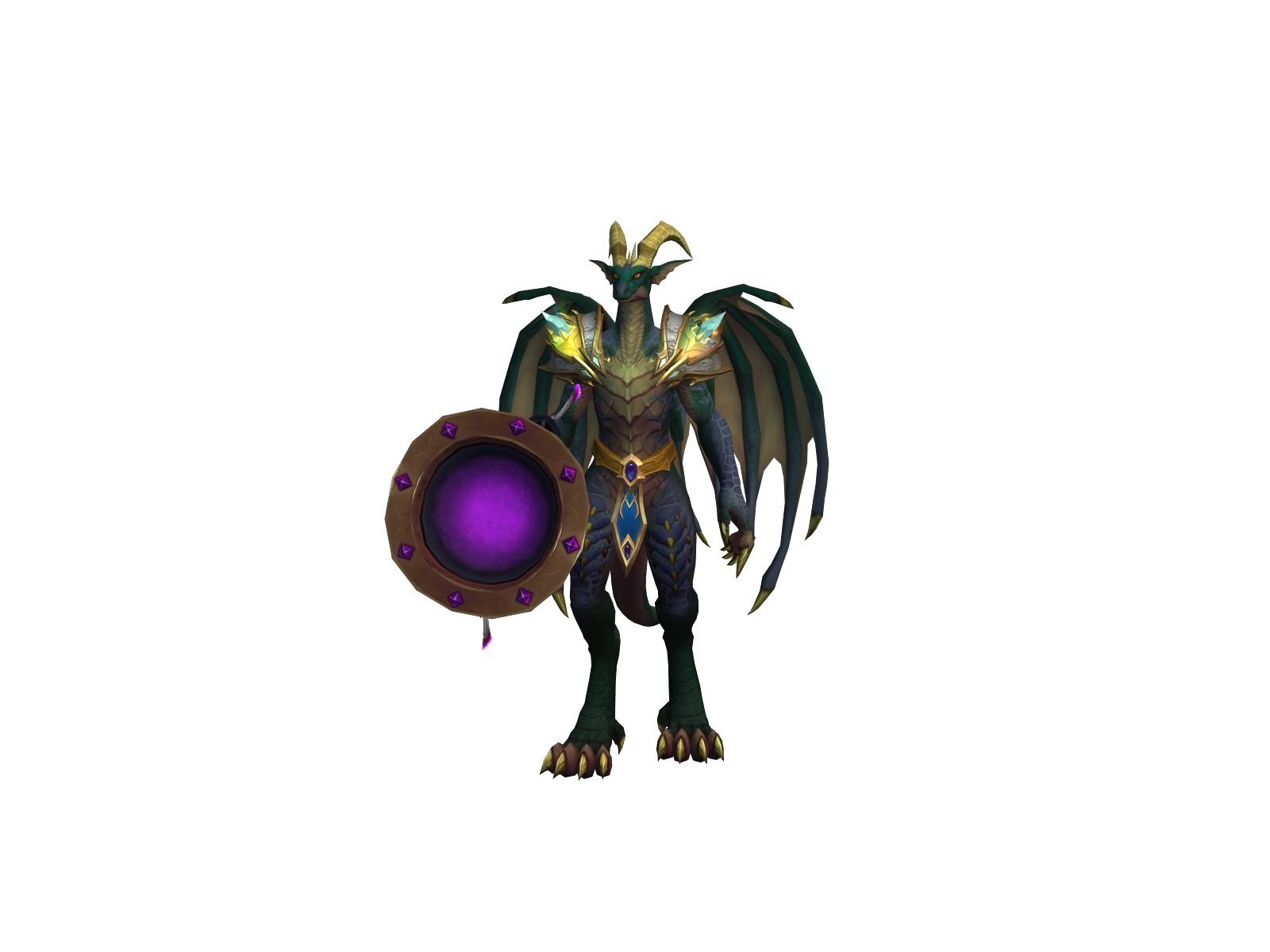 Lustyrgonian 3D character render
