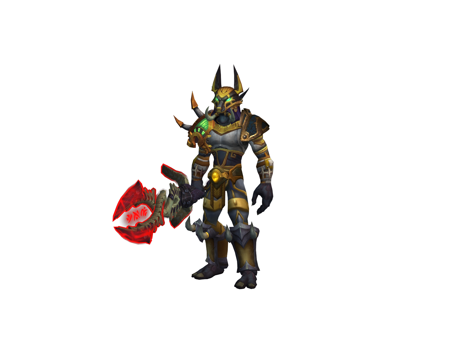Mythranite 3D character render