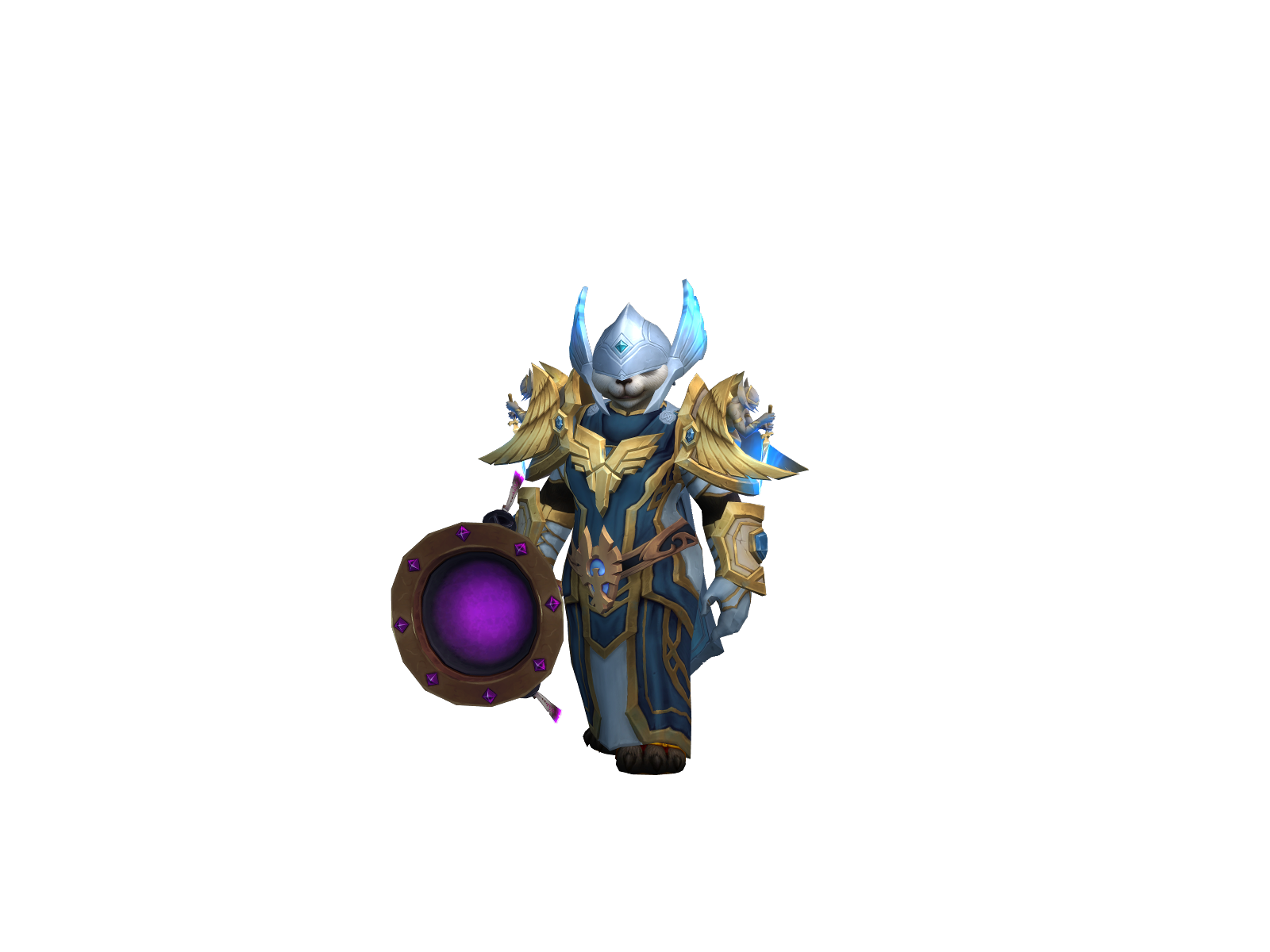 Rockky 3D character render
