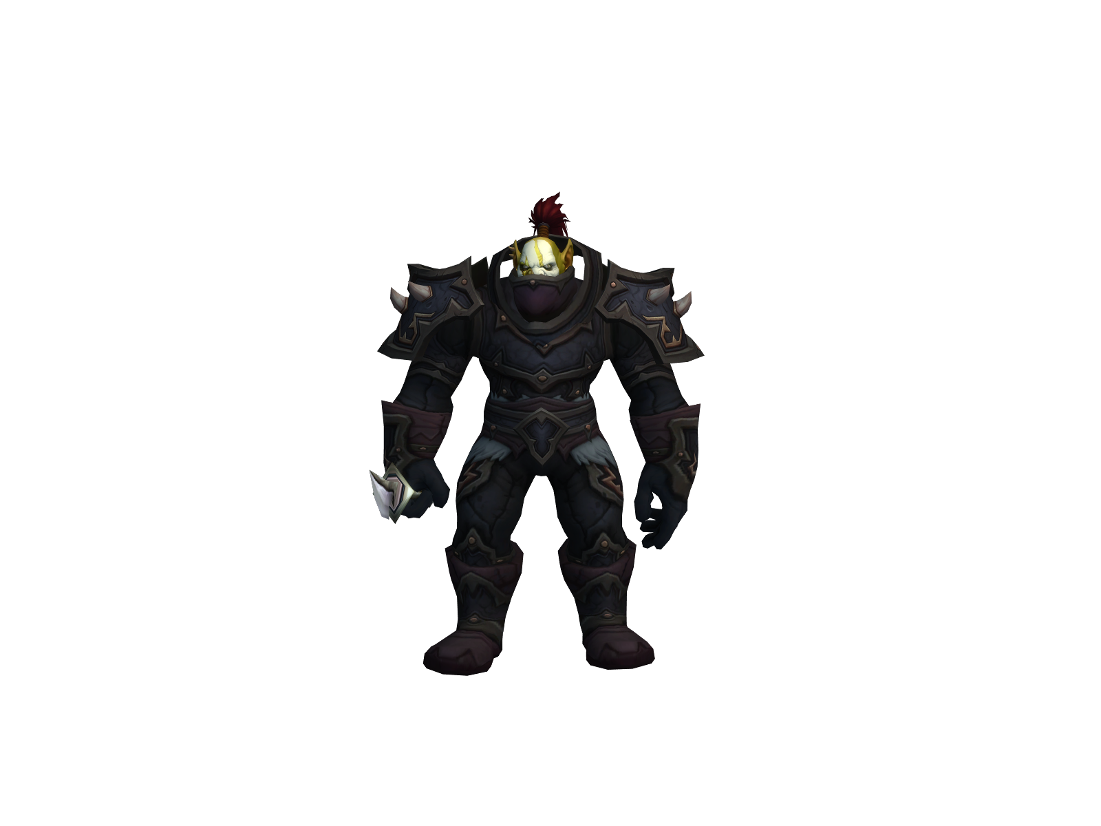 Fincrotch 3D character render