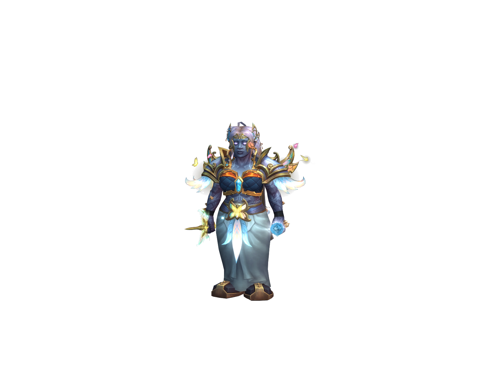 Lashes 3D character render