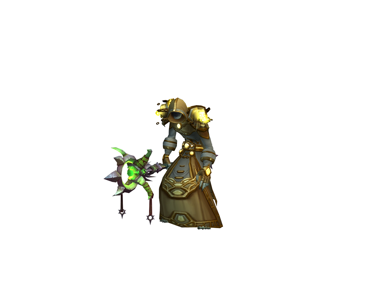 Televangel 3D character render