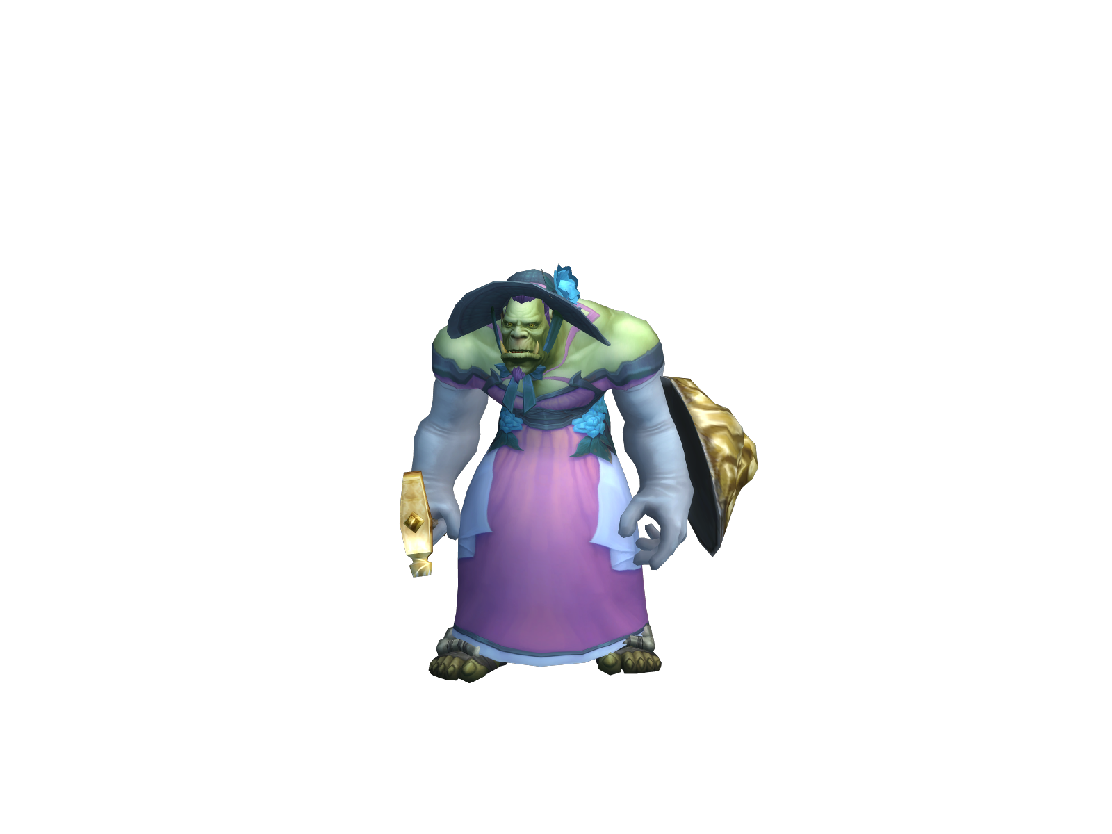 Quench 3D character render