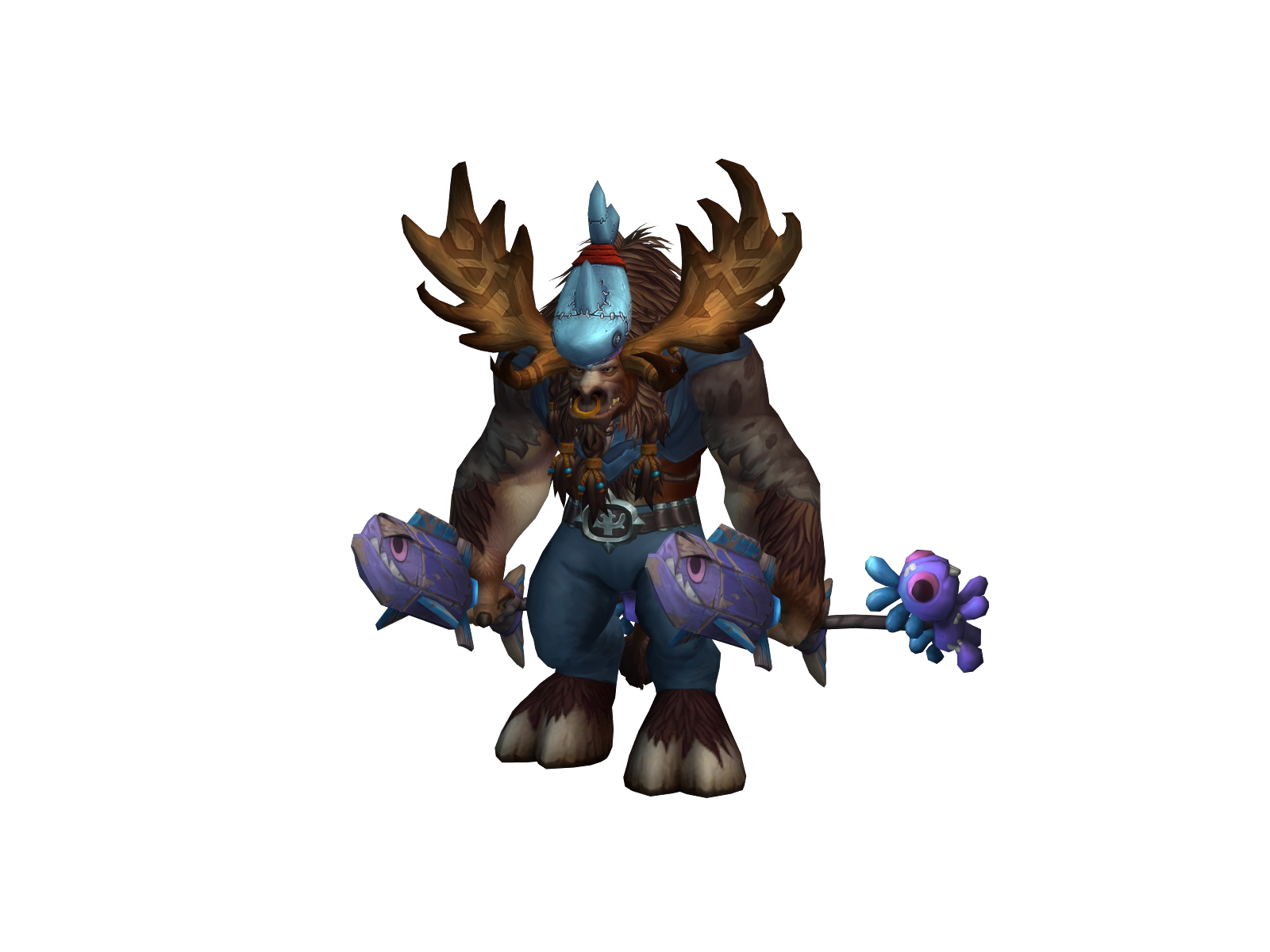Broserog 3D character render