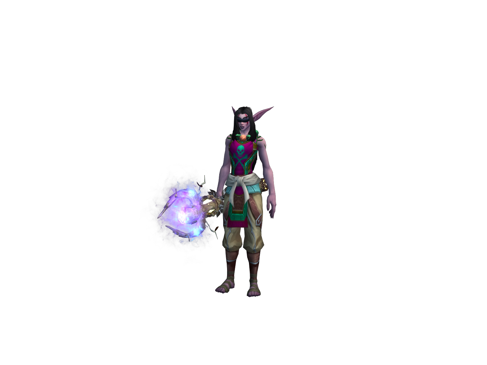 Flarv 3D character render