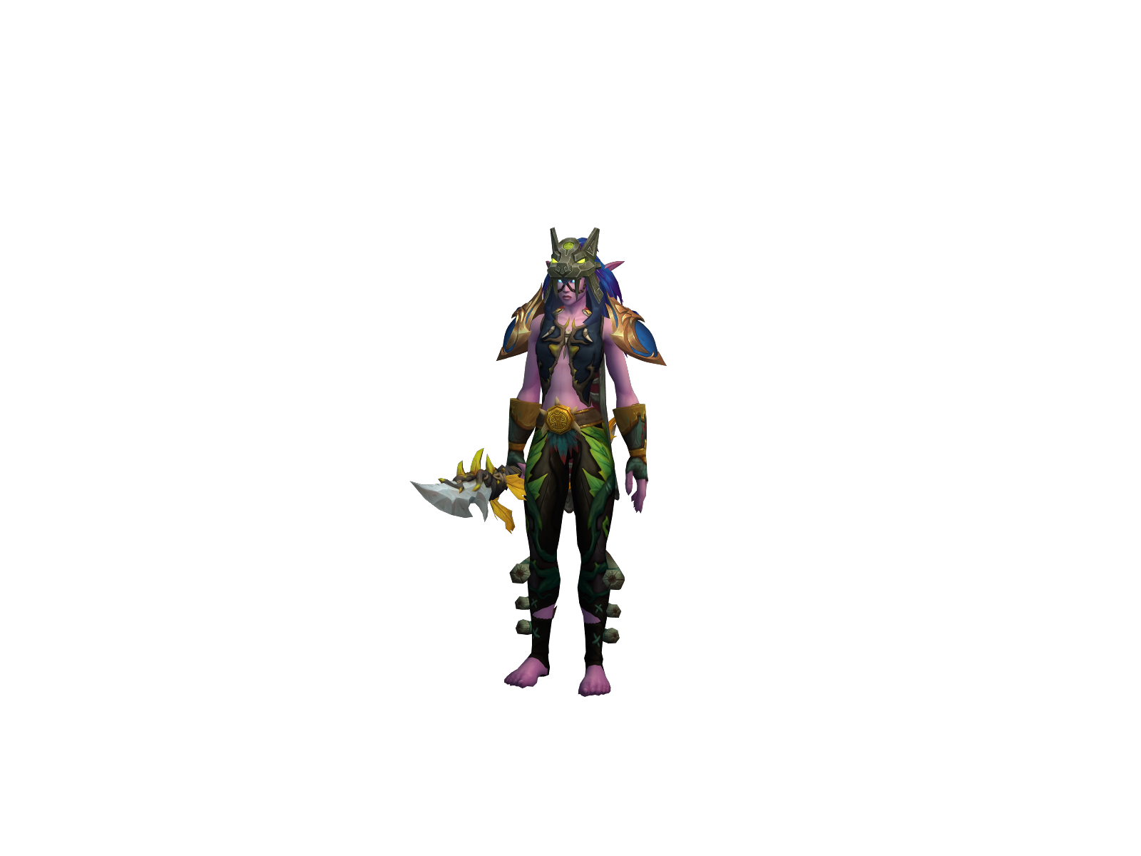 Selva 3D character render