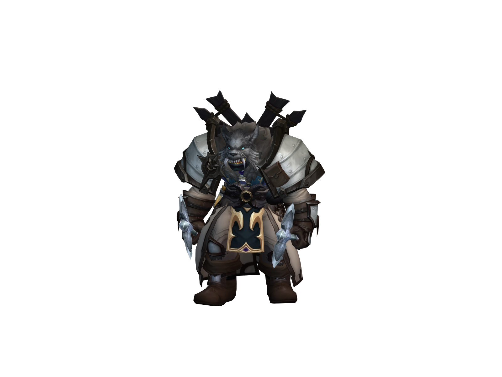 Bapsterge 3D character render