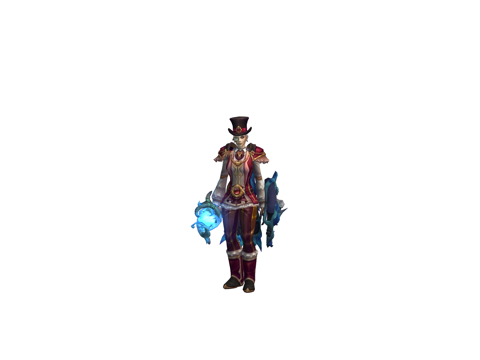 Discorainbow 3D character render