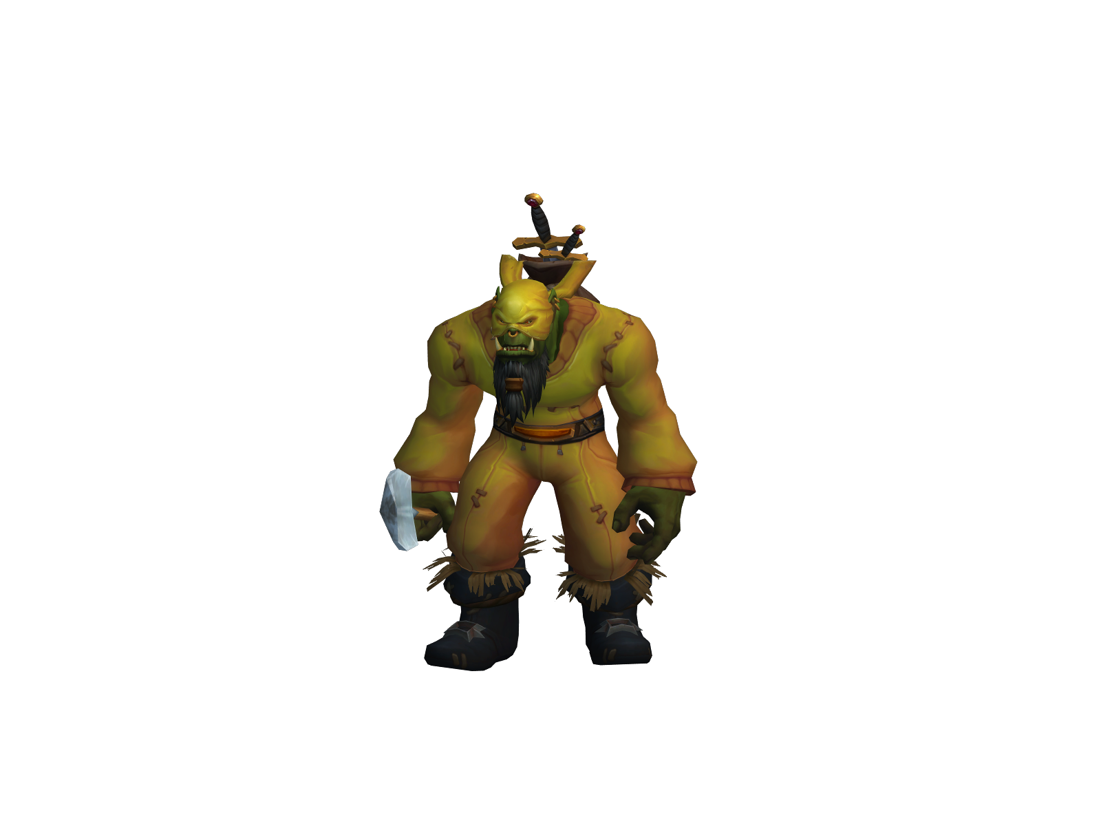 Queloque 3D character render