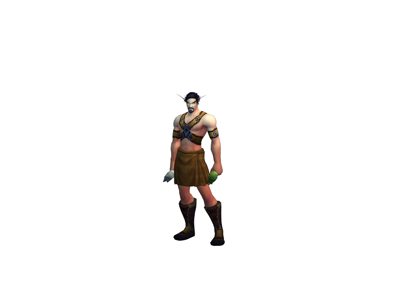 Teniedil 3D character render