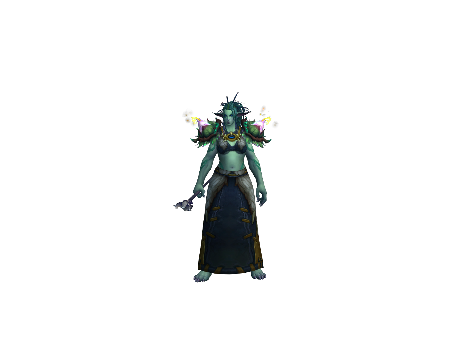 Guânine 3D character render