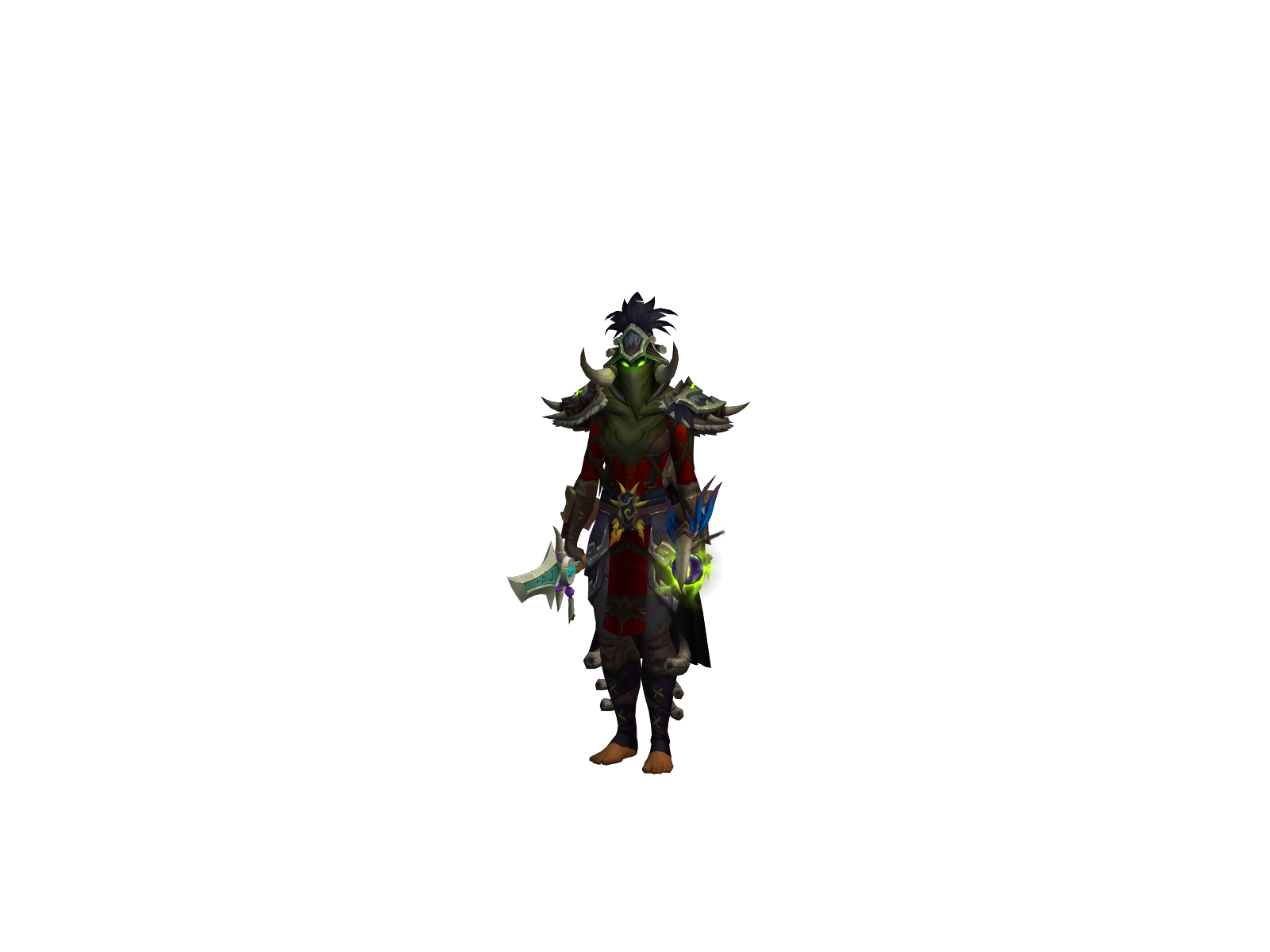 Raeger 3D character render